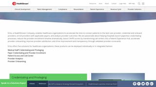 Provider Solutions - HealthStream