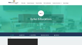 Echo Education | TEFL Jobs Board - Bridge Education Group