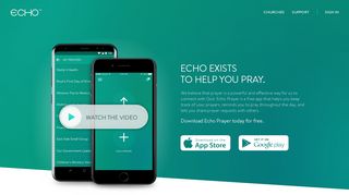 Echo | Prayer App - Remember to pray and ask others to pray for you