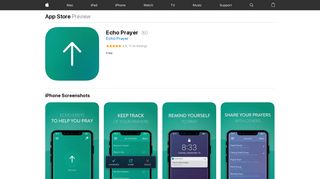 Echo Prayer on the App Store - iTunes - Apple