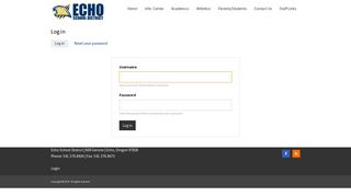 Log in | Echo School District