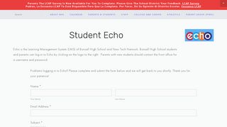 Echo Online Grades — Bonsall High School