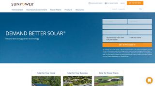 SunPower: Home Solar Panels, Commercial & Utility-Scale Solar ...