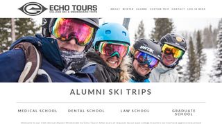 Echo Tours College Alumni Ski Trips