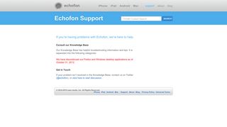 Echofon Support