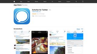 Echofon for Twitter on the App Store - iTunes - Apple