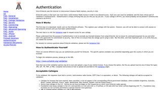 Authentication - Echolink