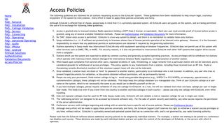 Access Policies - Echolink