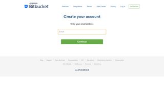 Create your account - Bitbucket
