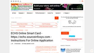 ECHS Online Smart Card - https://echs.sourceinfosys.com ...