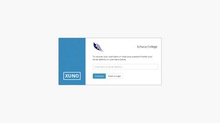 XUNO Recover your Password - XUNO Echuca College
