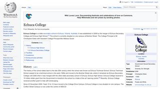 Echuca College - Wikipedia
