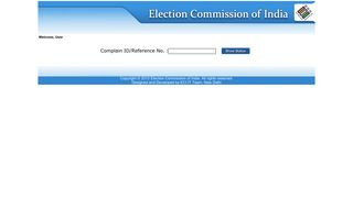 Check Status - eci-citizenservices.nic.in - Election Commission of India