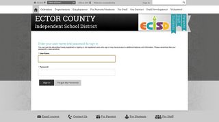 Sign In - Ector County ISD.