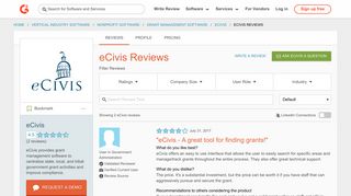 eCivis Reviews | G2 Crowd