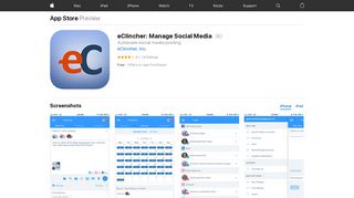 eClincher: Manage Social Media on the App Store - iTunes - Apple