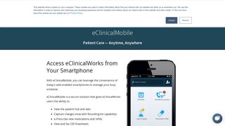 eClinicalWorks eClinicalMobile | GroupOne Health Source
