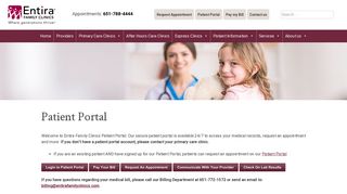 Patient Portal – Entira Family Clinics