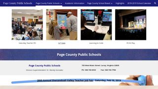 Page County Public Schools - Google Sites