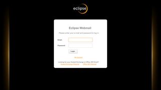 Eclipse Webmail Login