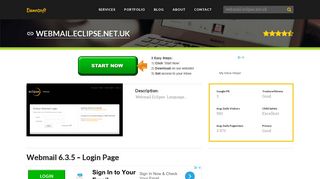 Welcome to Webmail.eclipse.net.uk - Webmail 6.3.5 - Login Page