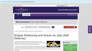 Eclipse Kickboxing and Gracie Jiu Jitsu (Self Defence ...