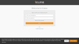 Log in | Eclipse - The Eclipse Foundation open source community ...