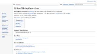 Eclipse Mining Consortium - Bitcoin Wiki