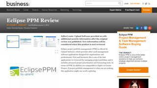 Eclipse PPM Review 2018 | Business.com