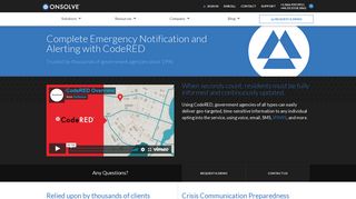Complete Emergency Notification and Alerting with CodeRED | OnSolve
