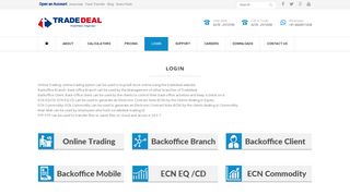Login | Trade Deal