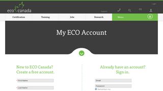 New to ECO Canada?