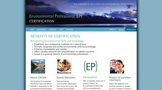 Canadian Environmental Certification Approvals Board: CECAB