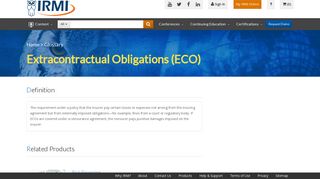 Extracontractual Obligations (ECO) | Insurance Glossary Definition ...