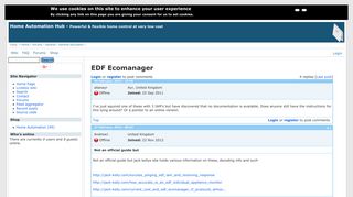 EDF Ecomanager | Home Automation Hub
