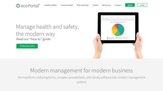 ecoPortal: Online Health and Safety, Risk Management Software