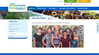 Join Our Team - Ontario EcoSchools