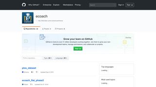 ecoach · GitHub