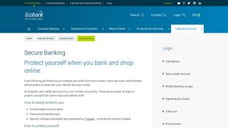 Ecobank - Secure Banking
