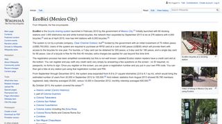 EcoBici (Mexico City) - Wikipedia