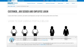 Customer, Job Seeker and Employee Login | Nalco Water - Ecolab