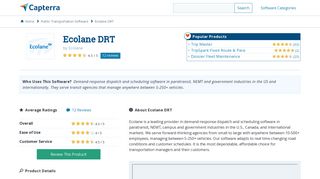 Ecolane DRT Reviews and Pricing - 2019 - Capterra