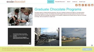 Graduate Chocolate Programs - Ecole Chocolat
