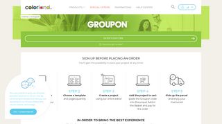 Groupon - check your promo code details | Colorland