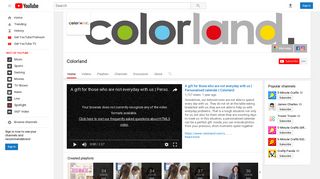 Colorland - YouTube