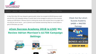 eCom Success Academy Review, Bonus and Exclusive Discount