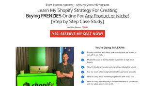 Shopify Mastery Class - Adrian Morrison - onlinemeetingnow.com
