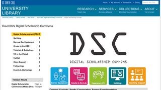 Digital Scholarship at UCSC - David Kirk Digital Scholarship ...