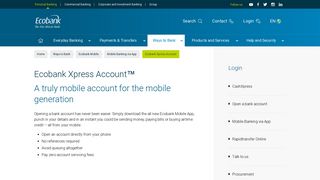 Ecobank - Ecobank Xpress Account