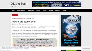 How to use Econet Wi-Fi | Diggle Tech